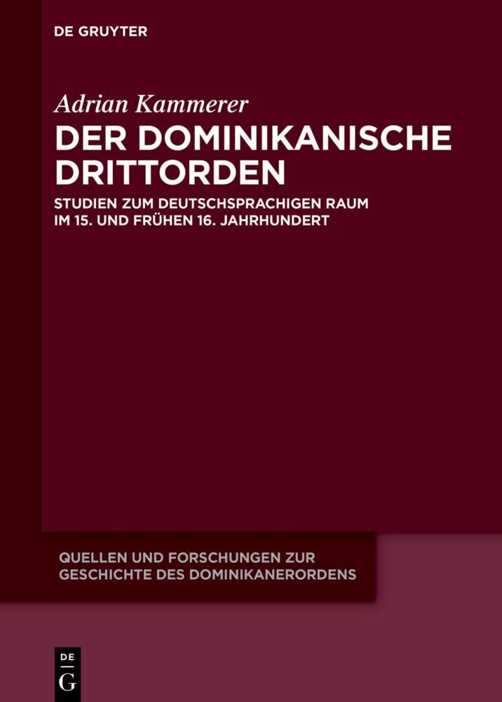 Cover: 9783111323541 | Der dominikanische Drittorden | Adrian Kammerer | Buch | X | Deutsch