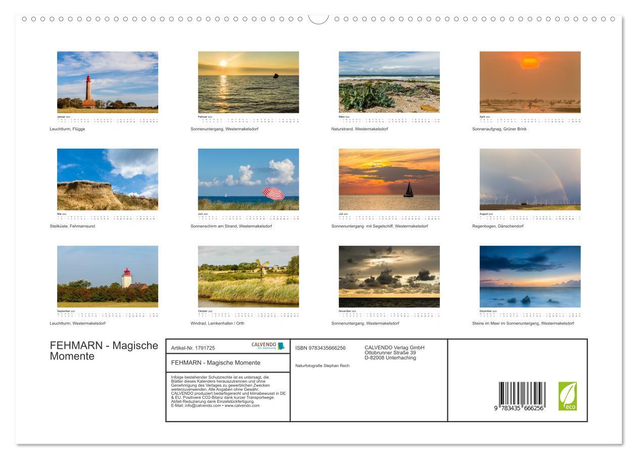 Bild: 9783435666256 | FEHMARN - Magische Momente (hochwertiger Premium Wandkalender 2025...