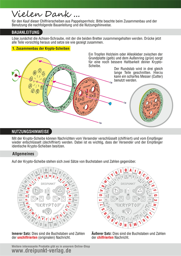 Bild: 4251241150283 | Bausatz 'Krypto' | Stück | Deutsch | 2019 | Dreipunkt Verlag