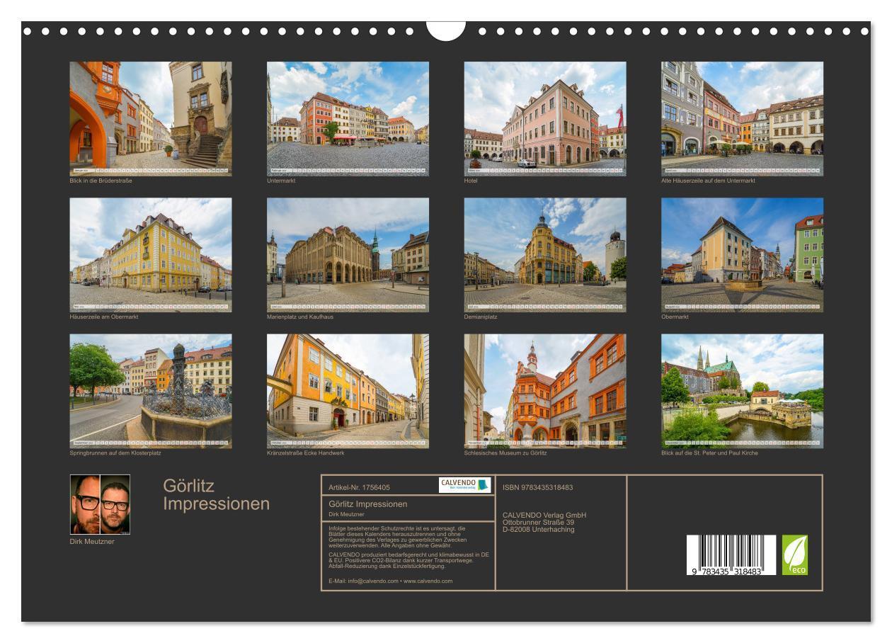 Bild: 9783435318483 | Görlitz Impressionen (Wandkalender 2025 DIN A3 quer), CALVENDO...