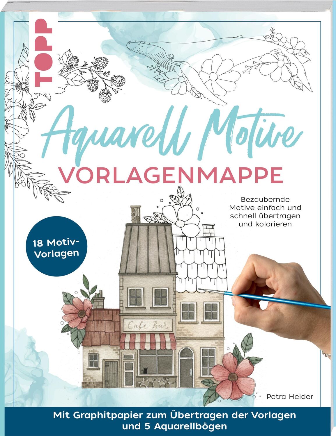 Cover: 9783735880628 | Aquarell Motive. Vorlagenmappe | Petra Heider | Taschenbuch | 48 S.