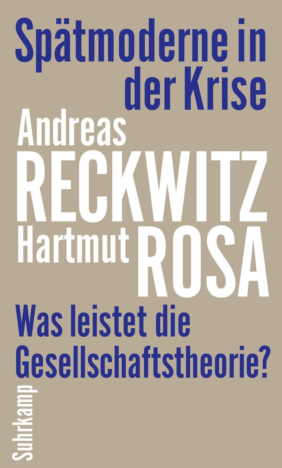 Cover: 9783518587751 | Spätmoderne in der Krise | Was leistet die Gesellschaftstheorie?