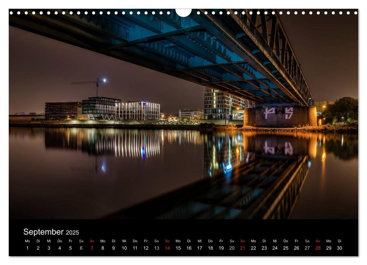 Bild: 9783435740062 | Bremen bei Nacht (Wandkalender 2025 DIN A3 quer), CALVENDO...