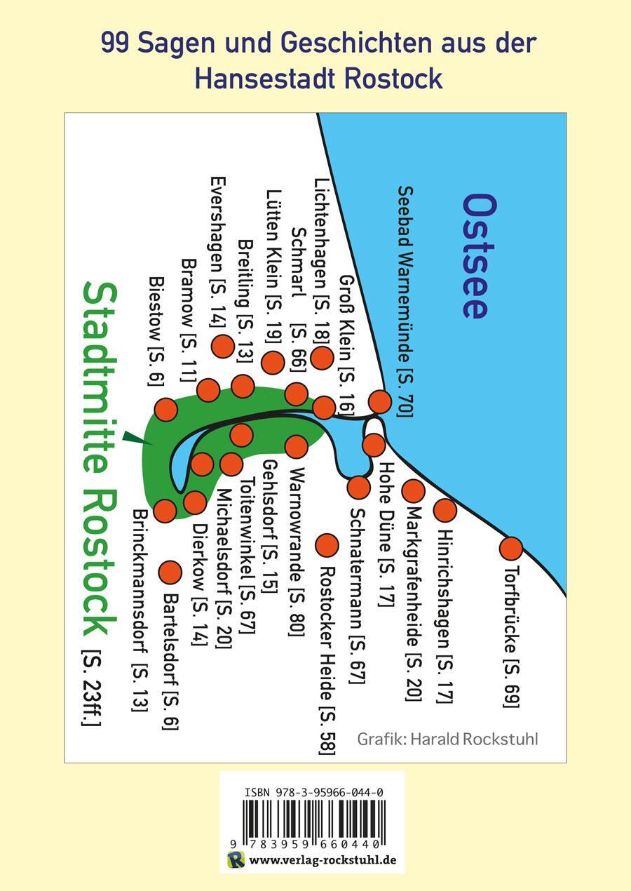 Rückseite: 9783959660440 | Sagen und Geschichten - Hansestadt Rostock | Frank Löser | Taschenbuch