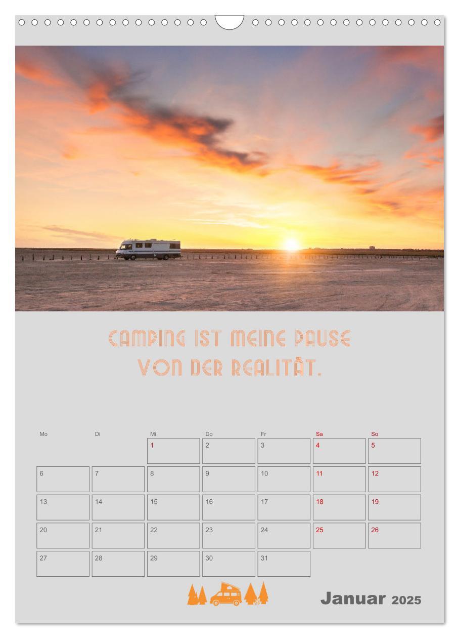 Bild: 9783435920419 | Camping - Hotel kann jeder! (Wandkalender 2025 DIN A3 hoch),...