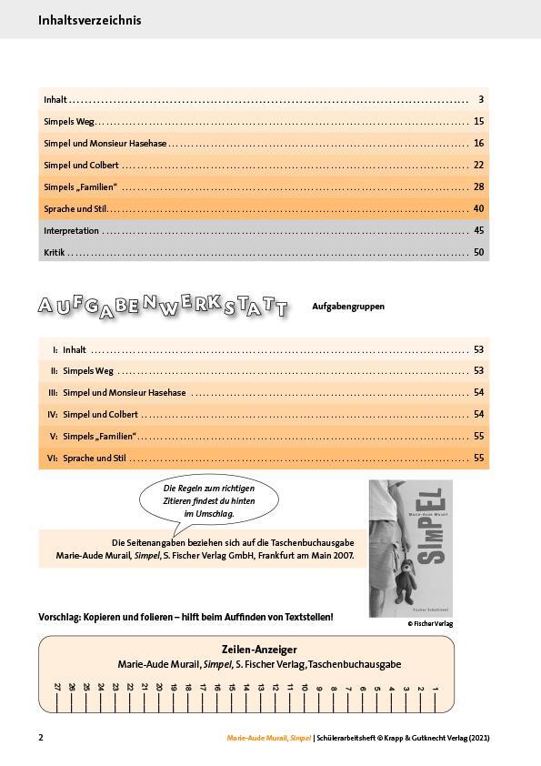 Bild: 9783941206366 | Simpel | Arbeitsheft, Lernmittel, Schülerarbeitsheft | Murail (u. a.)