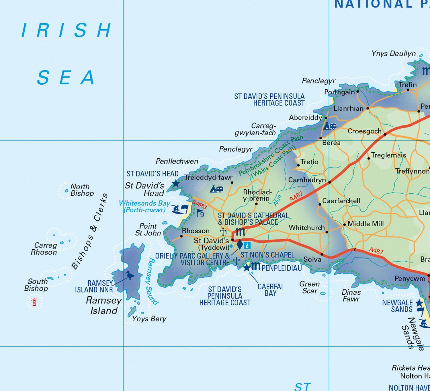 Bild: 9780008439163 | Pembrokeshire Coast National Park Pocket Map | Collins Maps (u. a.)