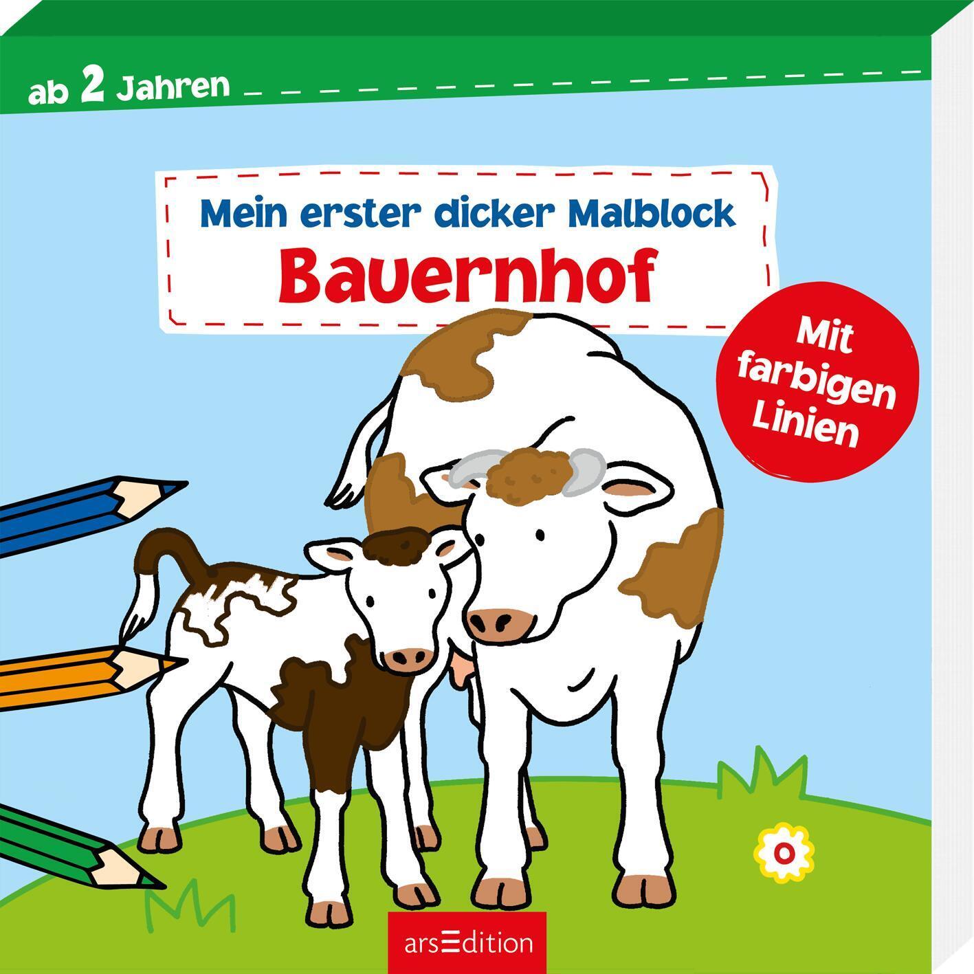 Cover: 9783845851471 | Mein erster dicker Malblock - Bauernhof | Taschenbuch | Softcover