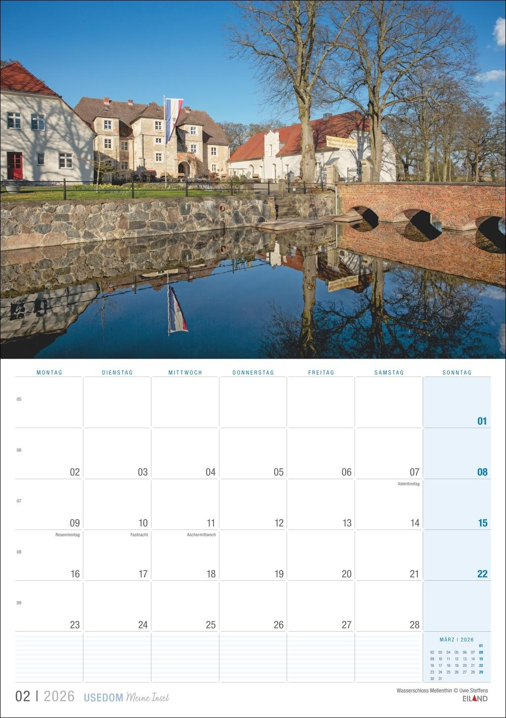 Bild: 9783964023957 | Usedom ...meine Insel Kalender 2026 | Eiland | Kalender | 13 S. | 2026