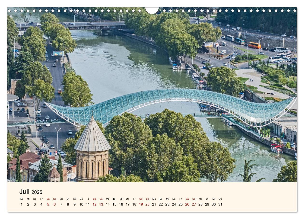 Bild: 9783435015047 | Tiflis - Die Metropole Georgiens (Wandkalender 2025 DIN A3 quer),...