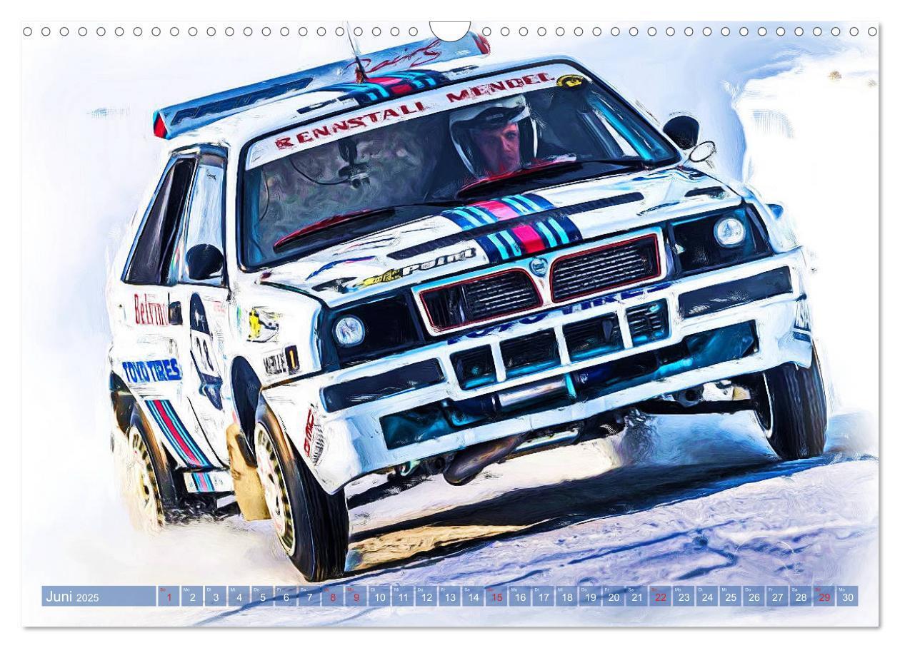 Bild: 9783435233410 | Rallye-Klassiker auf Eis (Wandkalender 2025 DIN A3 quer), CALVENDO...