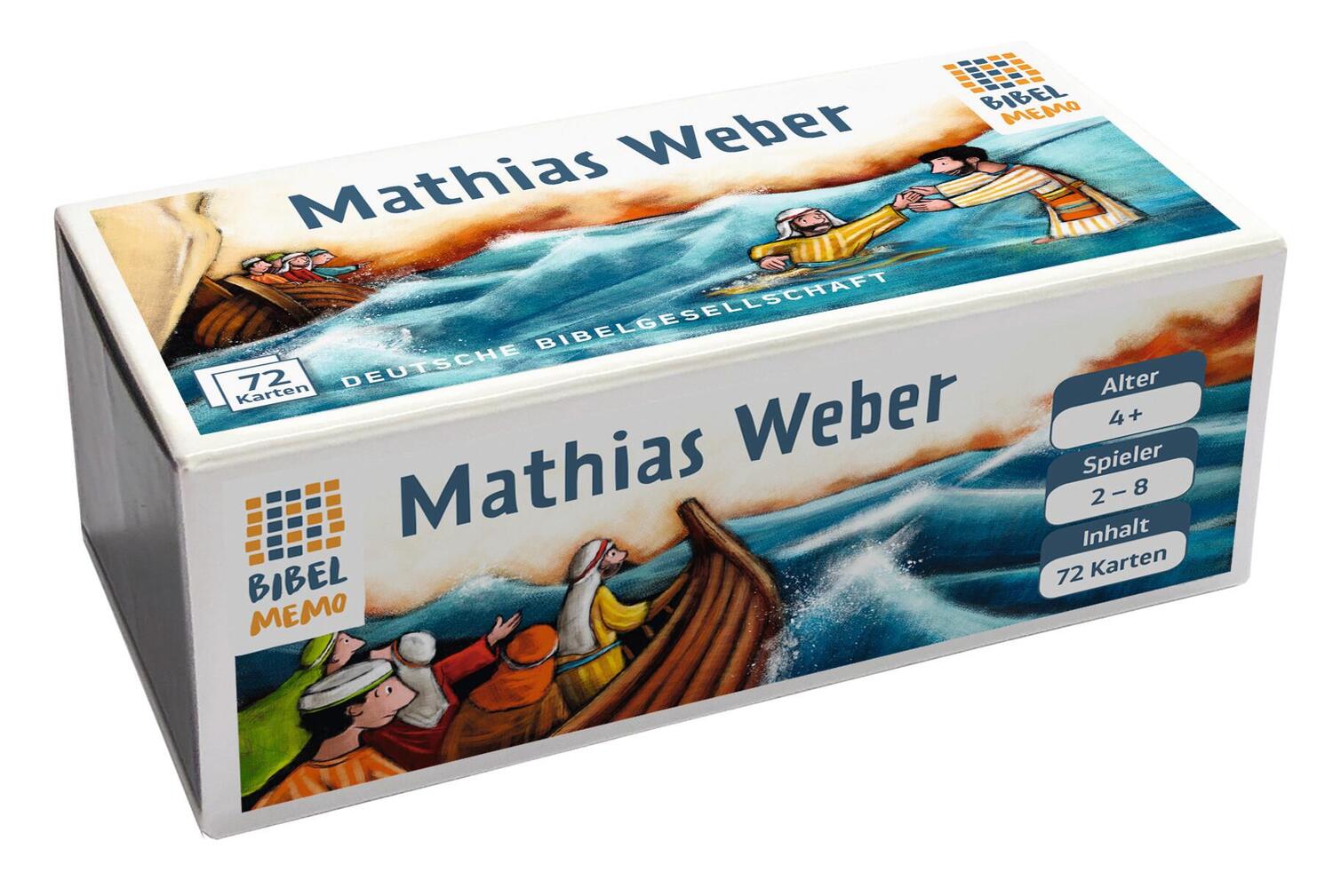 Cover: 4250572101230 | Bibel-Memo. Mit Bildern von Mathias Weber | Spiel | Bibel-Memo | 0123