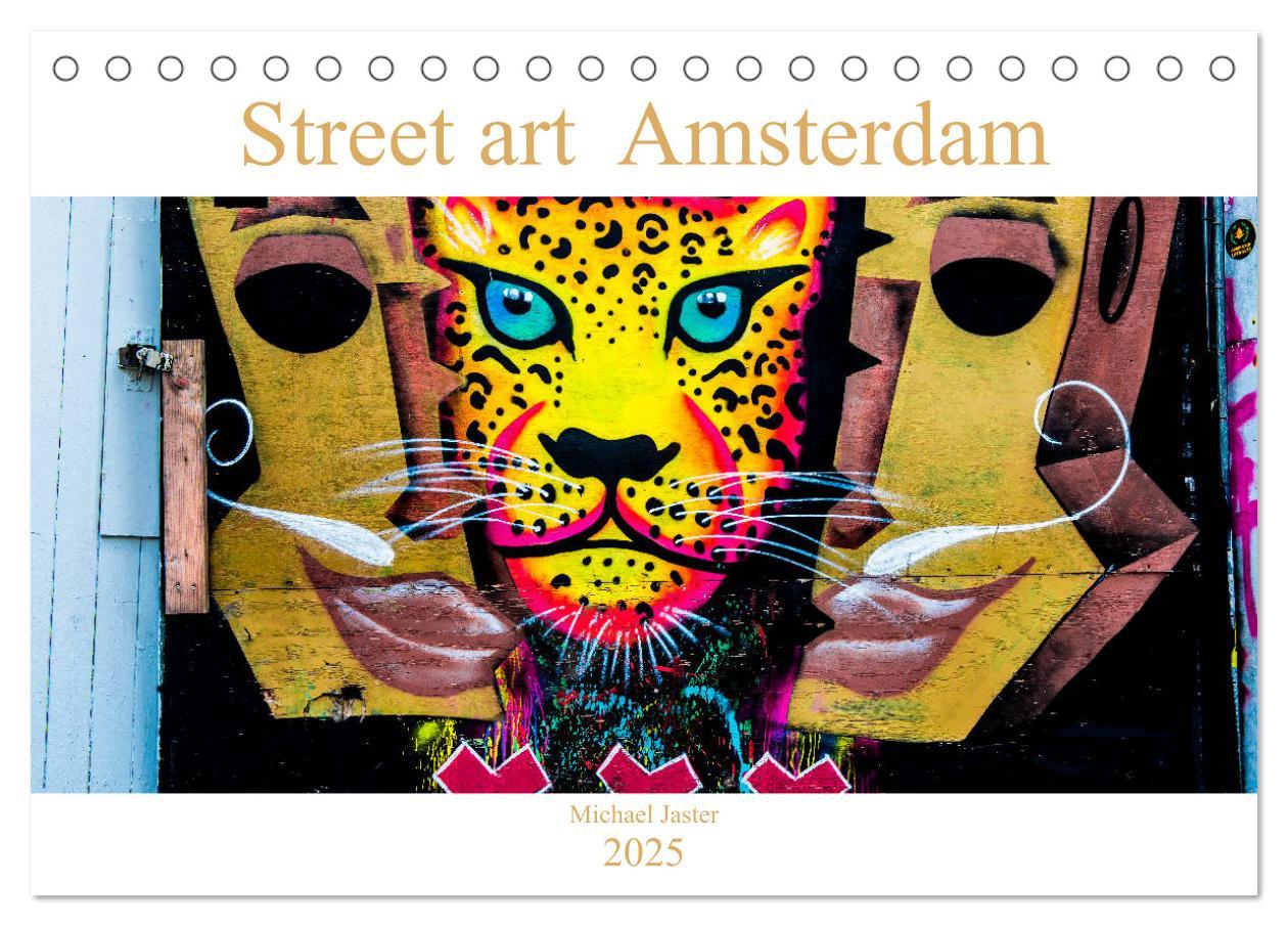 Cover: 9783435198351 | Street art Amsterdam Michael Jaster (Tischkalender 2025 DIN A5...