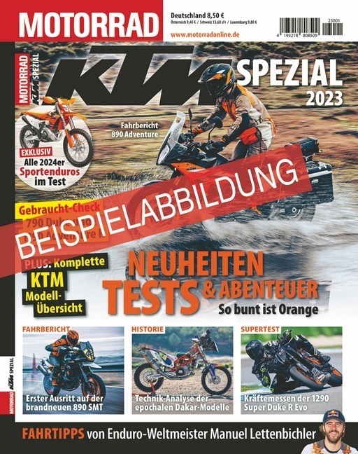 Cover: 9783613321885 | Motorrad KTM Spezial 2024 | Sonderheft 2024 | Taschenbuch | 132 S.