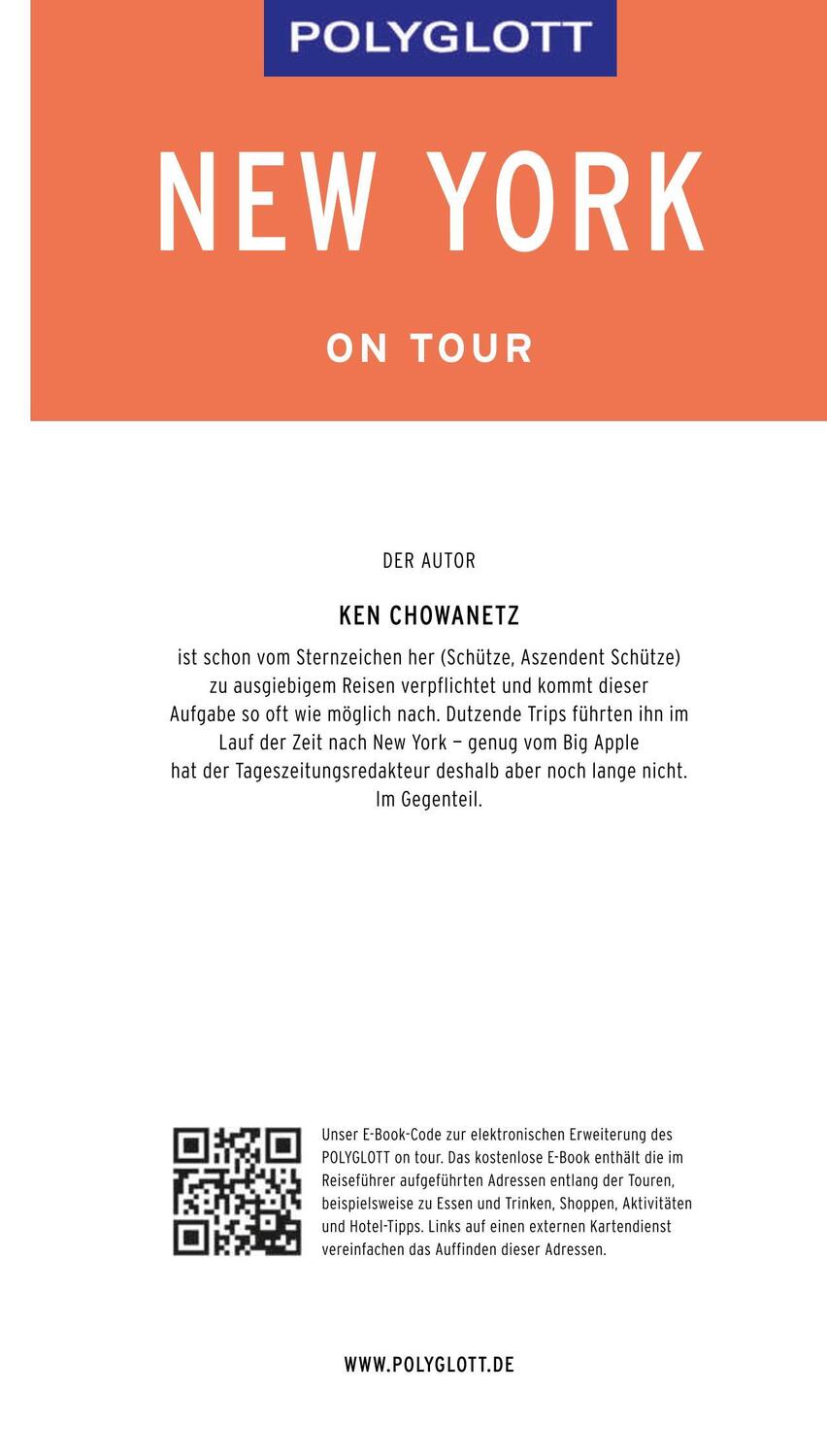 Bild: 9783846403822 | POLYGLOTT on tour Reiseführer New York | Ken Chowanetz (u. a.) | Buch