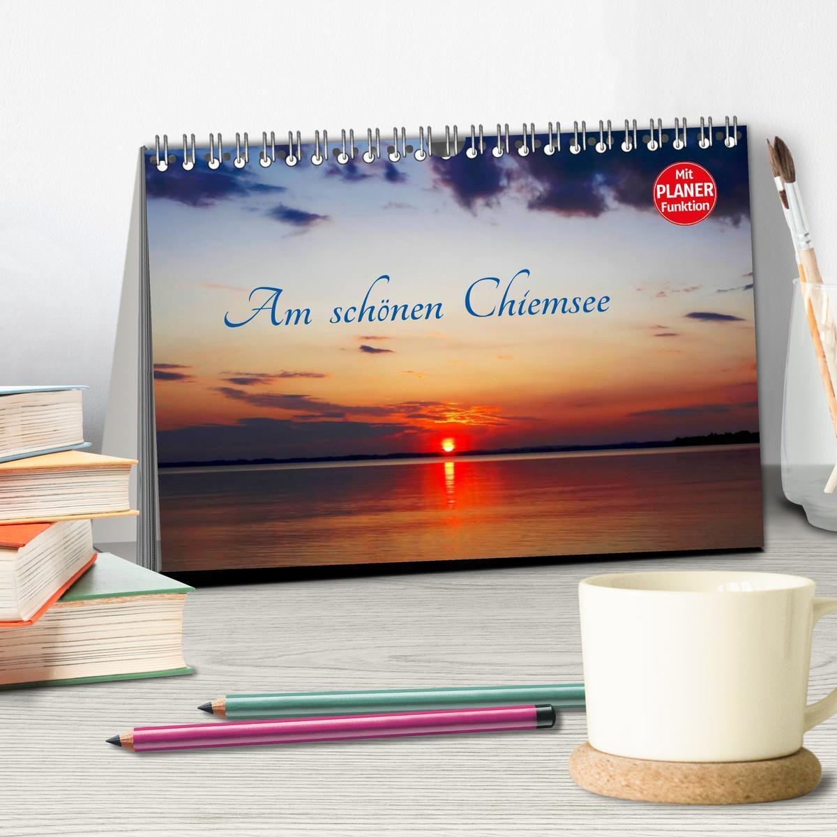 Bild: 9783435457489 | Am schönen Chiemsee (Tischkalender 2025 DIN A5 quer), CALVENDO...