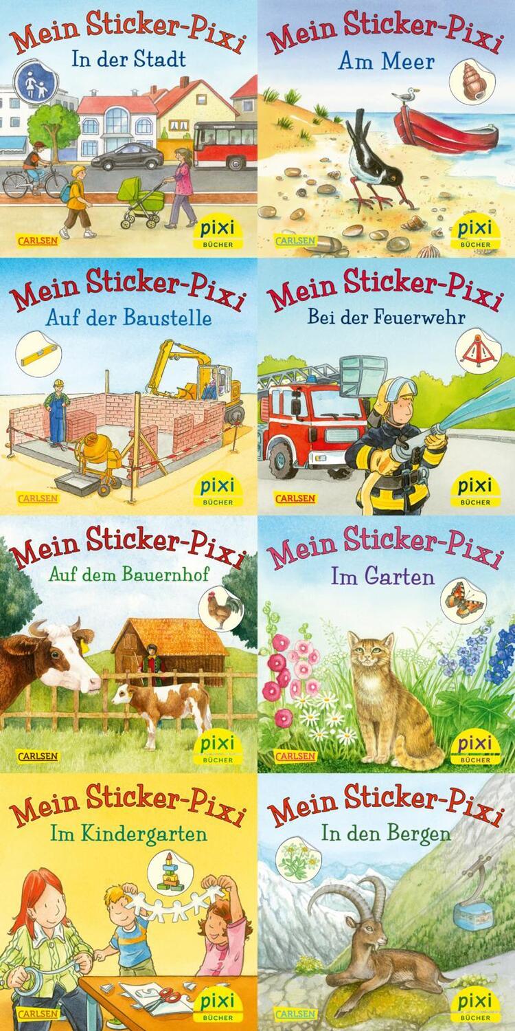 Cover: 9783551057990 | Pixi-Serie Nr. 199: Meine Sticker-Pixis. 64 Exemplare | Taschenbuch