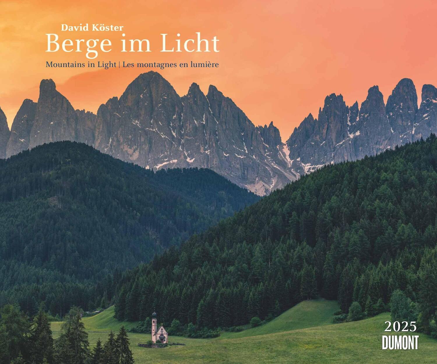 Cover: 4250809653884 | Berge im Licht 2025 - Wandkalender 60,0 x 50,0 cm - Spiralbindung