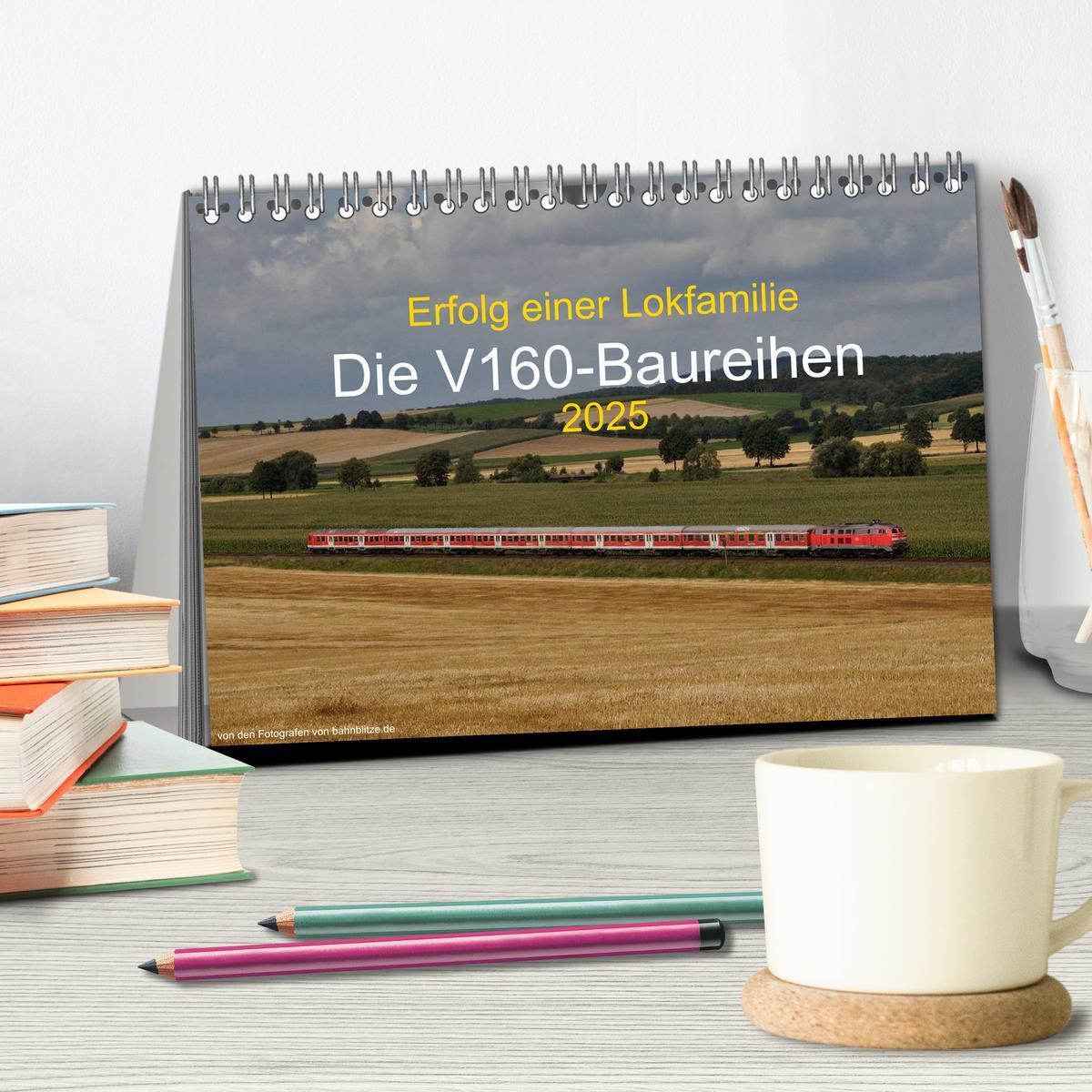 Bild: 9783435497621 | Erfolg einer Lokfamilie - Die V160-Baureihen (Tischkalender 2025...