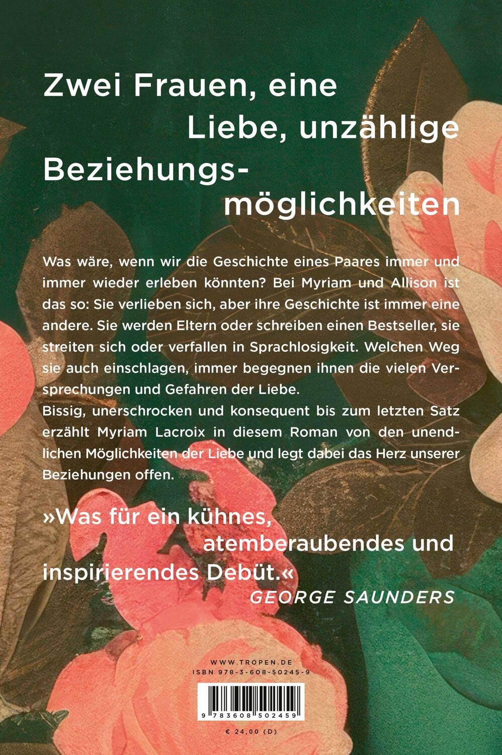 Rückseite: 9783608502459 | Die unendlichen Möglichkeiten der Liebe | Roman | Myriam Lacroix