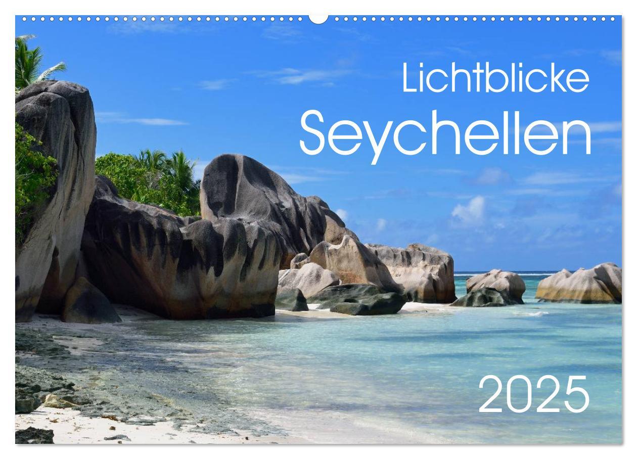 Cover: 9783435543601 | Lichtblicke - Seychellen (Wandkalender 2025 DIN A2 quer), CALVENDO...