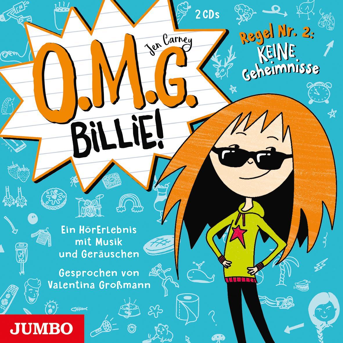 Cover: 9783833745256 | O.M.G. Billie! - Regel Nr. 2: Keine Geheimnisse | Band 2 | Jen Carney