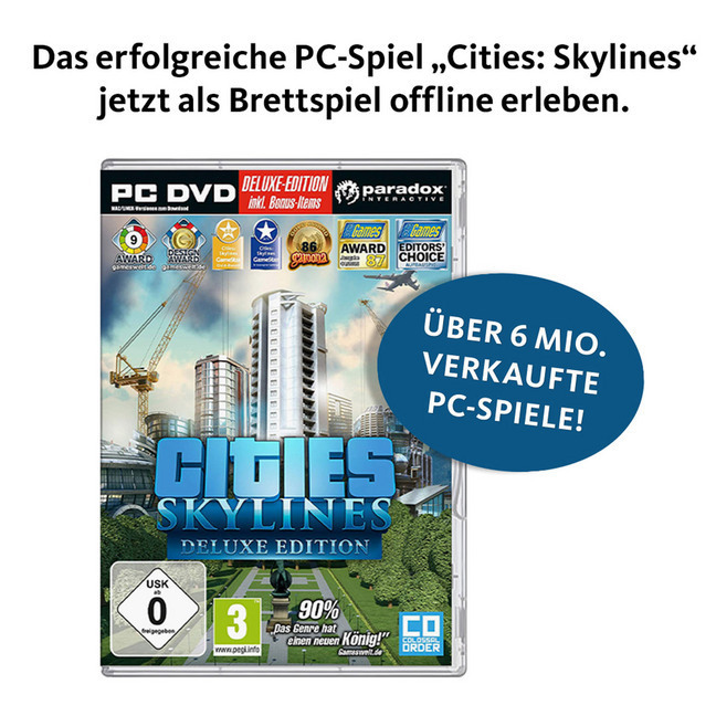 Bild: 4002051691462 | Cities Skylines (Spiel) | Das Brettspiel | Spiel | 691462 | Deutsch