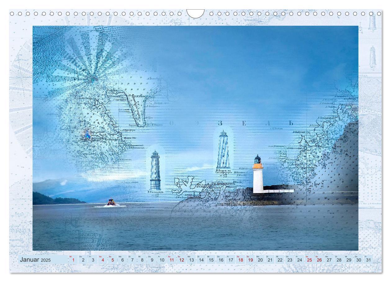 Bild: 9783383966842 | Seekarten der Träume (Wandkalender 2025 DIN A3 quer), CALVENDO...