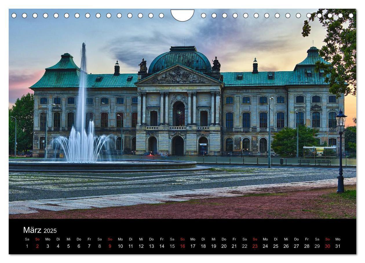 Bild: 9783435280827 | Dresden 2025 (Wandkalender 2025 DIN A4 quer), CALVENDO Monatskalender