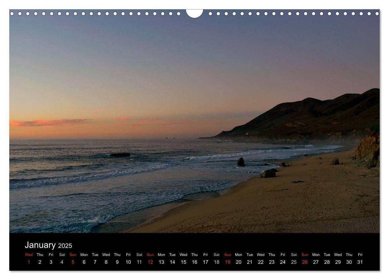 Bild: 9781325962259 | California Coasline (Wall Calendar 2025 DIN A3 landscape), CALVENDO...