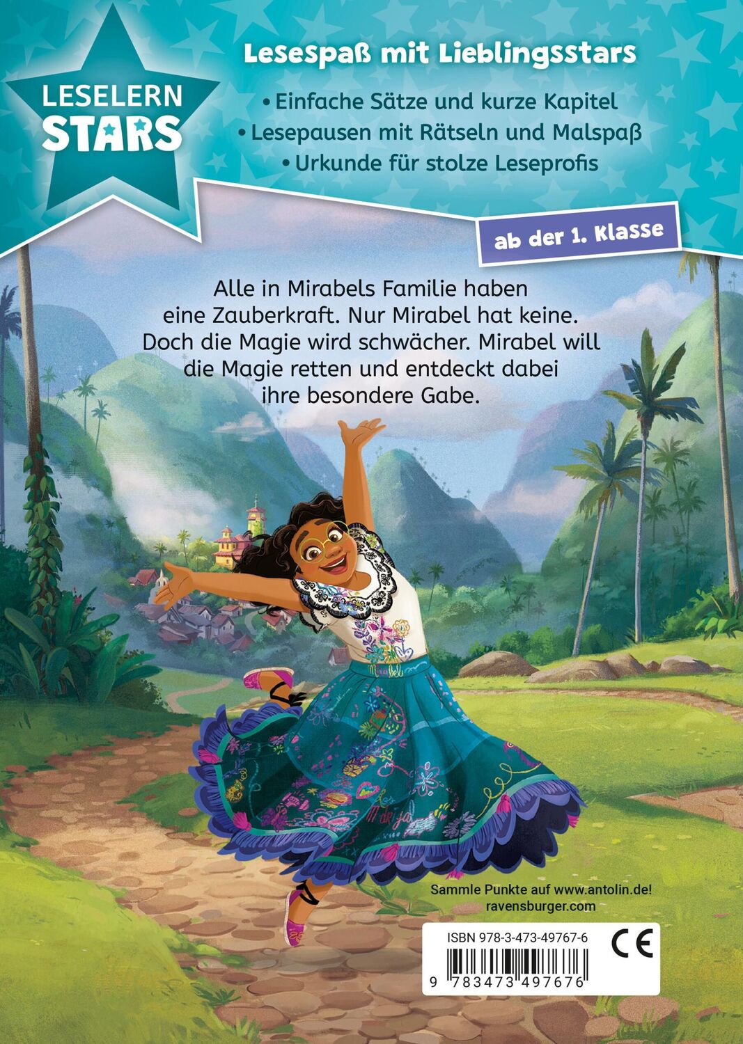 Rückseite: 9783473497676 | Disney: Encanto - Lesen lernen mit den Leselernstars - Erstlesebuch...