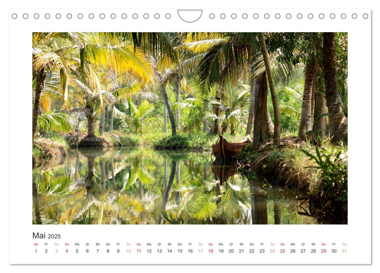 Bild: 9783435733903 | Kerala - Im Süden Indiens (Wandkalender 2025 DIN A4 quer), CALVENDO...