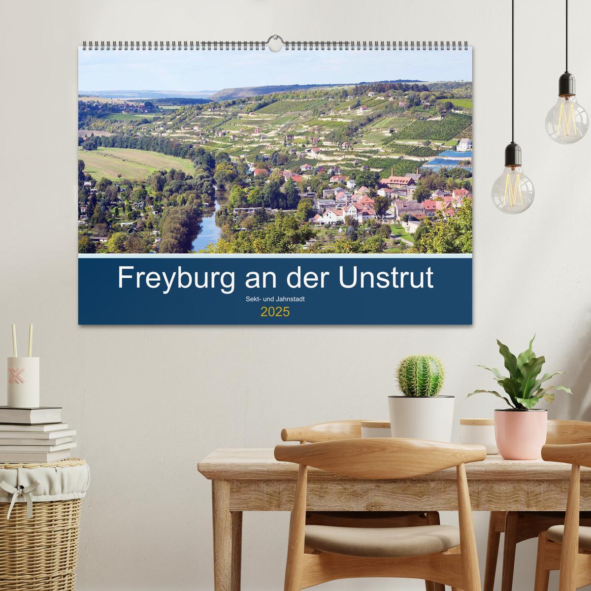 Bild: 9783435143665 | Freyburg an der Unstrut (Wandkalender 2025 DIN A2 quer), CALVENDO...