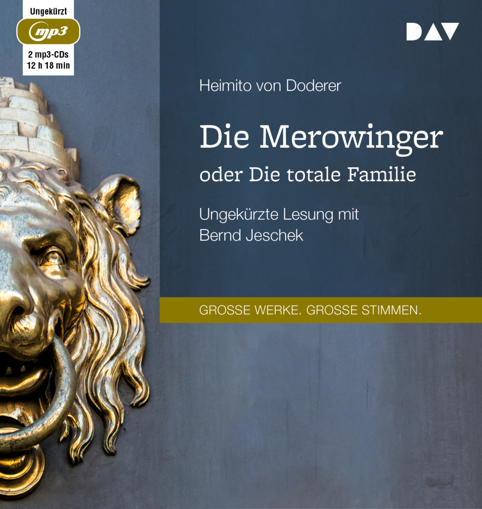 Cover: 9783742411334 | Die Merowinger oder Die totale Familie, 1 Audio-CD, 1 MP3 | Doderer