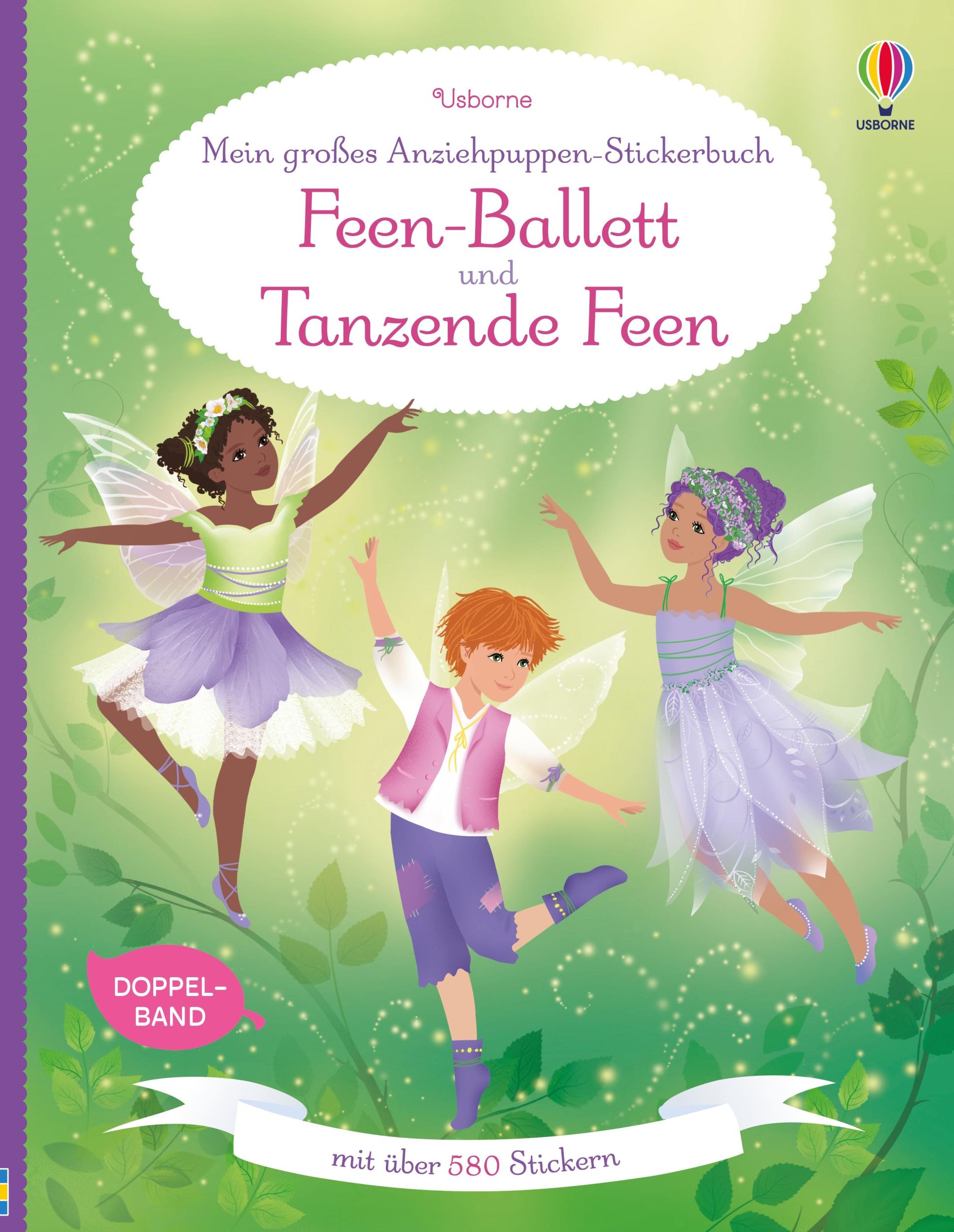 Cover: 9781035703623 | Mein großes Anziehpuppen-Stickerbuch: Feen-Ballett und Tanzende Feen