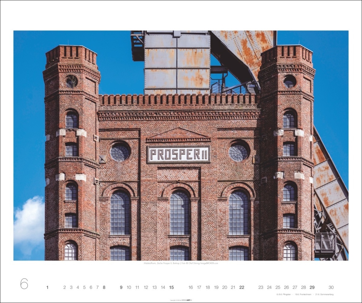 Bild: 9783839901229 | Der Ruhrpott Kalender 2025 - Industriekultur | Kalender | 14 S. | 2025