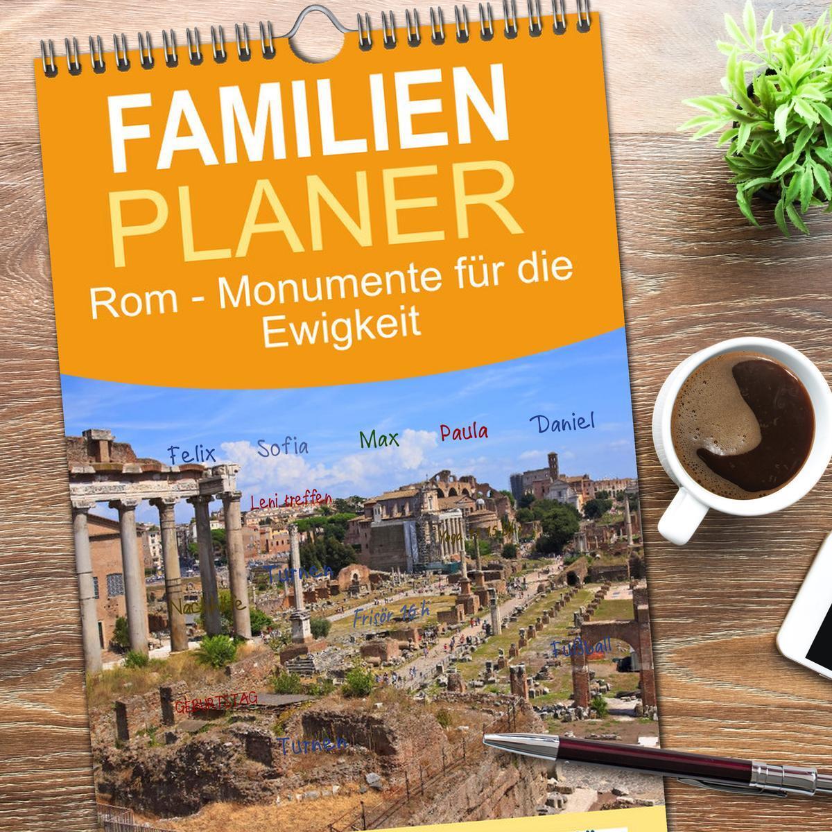 Bild: 9783457102626 | Familienplaner 2025 - Rom - Monumente für die Ewigkeit mit 5...