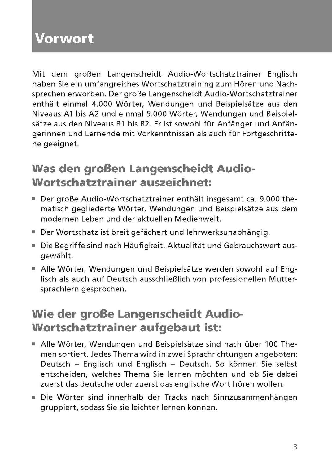 Bild: 9783125635494 | Langenscheidt Der große Audio-Wortschatztrainer Englisch | MP3 | 2022