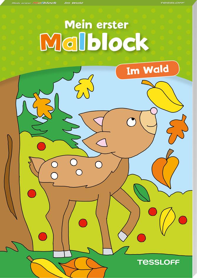 Cover: 9783788644680 | Mein erster Malblock. Im Wald | Malen für Kinder ab 4 Jahren | Schmidt