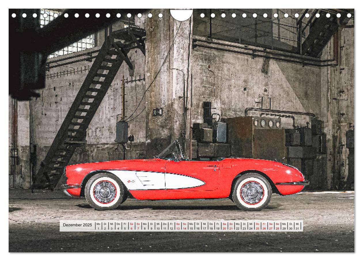 Bild: 9783383998829 | American Deam Car Corvette C1 (Wandkalender 2025 DIN A4 quer),...