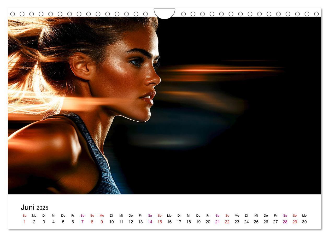 Bild: 9783457185230 | Sport Art (Wandkalender 2025 DIN A4 quer), CALVENDO Monatskalender