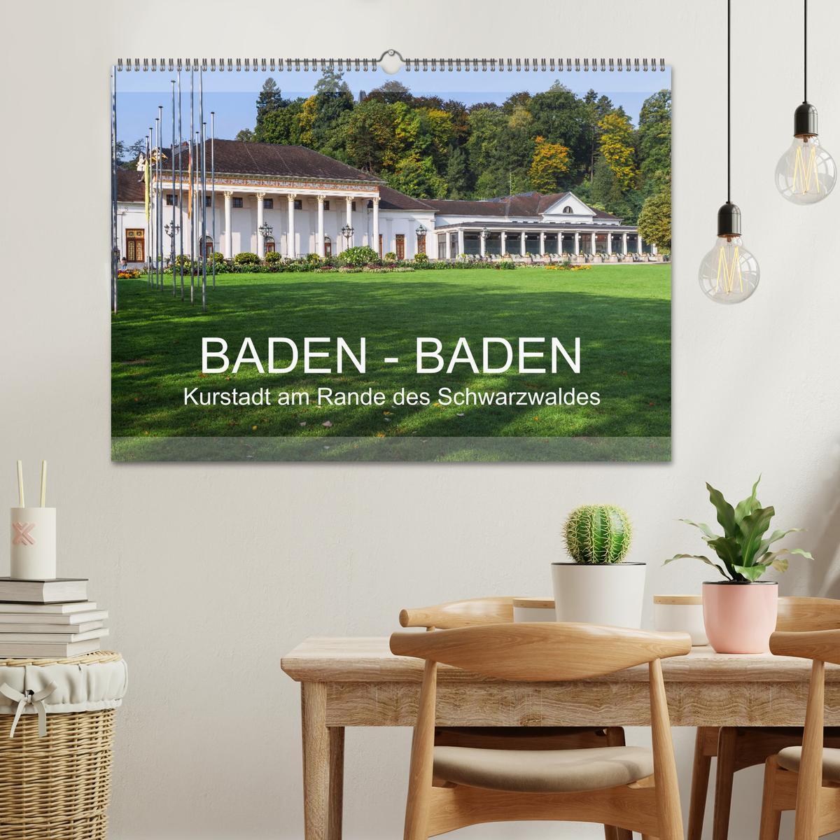 Bild: 9783435283422 | Baden-Baden, Kurstadt am Rande des Schwarzwaldes (Wandkalender 2025...