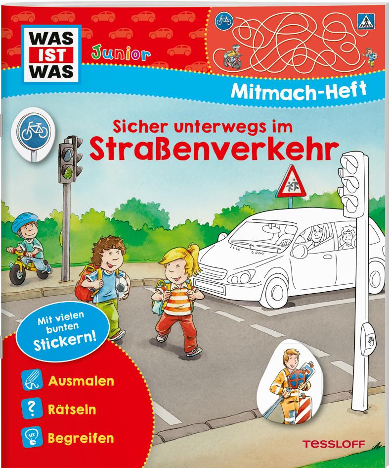 Cover: 9783788675875 | WAS IST WAS Junior Mitmach-Heft Sicher unterwegs im Straßenverkehr