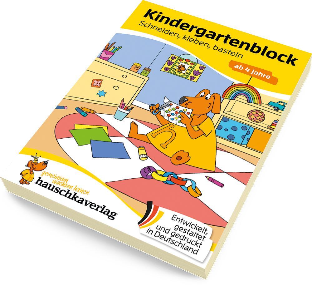 Bild: 9783881006293 | Kindergartenblock ab 4 Jahre - Schneiden, kleben, basteln | Maier