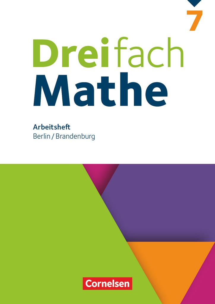 Cover: 9783060001385 | Dreifach Mathe 7. Schuljahr - Berlin und Brandenburg - Arbeitsheft...