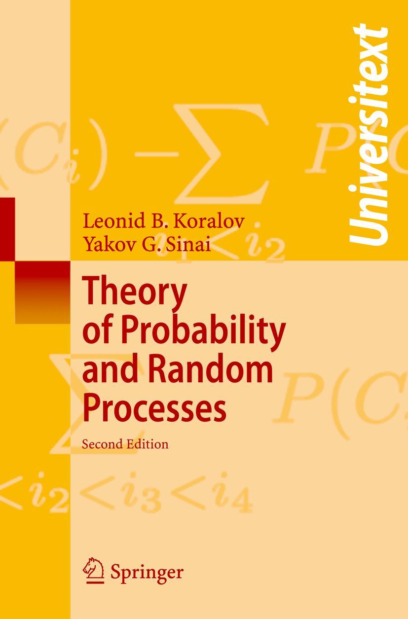 Cover: 9783540254843 | Theory of Probability and Random Processes | Yakov G. Sinai (u. a.)