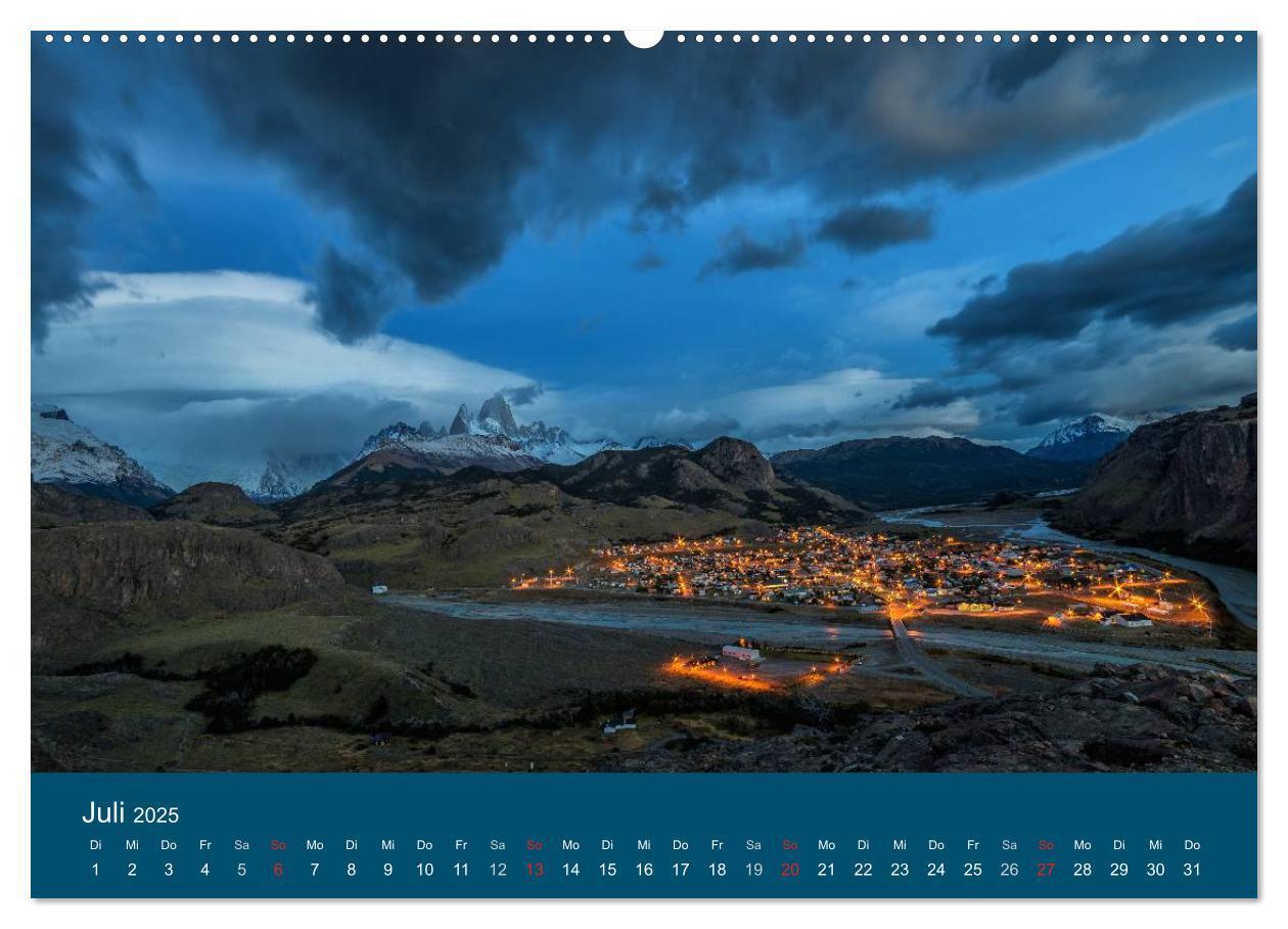 Bild: 9783435607747 | Farbenfrohes Patagonien (Wandkalender 2025 DIN A2 quer), CALVENDO...