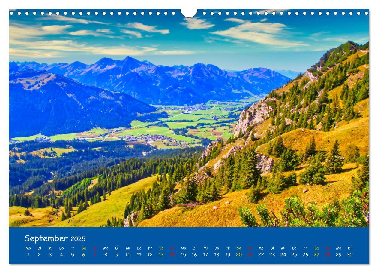 Bild: 9783435065981 | Allgäu Liebe (Wandkalender 2025 DIN A3 quer), CALVENDO Monatskalender