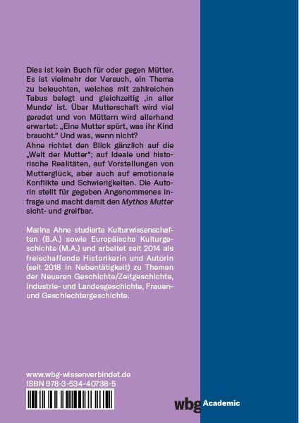 Rückseite: 9783534407385 | Mythos Mutter | Die Frau als Mutter in der Gesellschaft | Marina Ahne