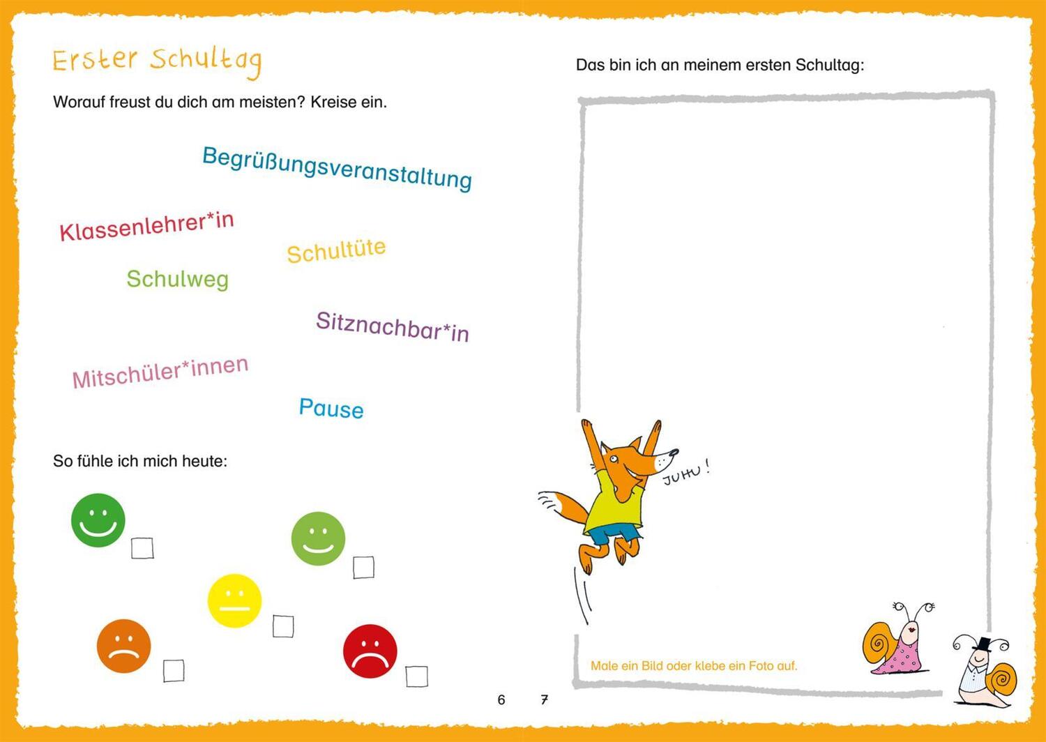 Bild: 9783551191090 | Schlau für die Schule: Hurra! Dein erster Schultag (Jungs) | Rothmund